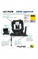 Scaun auto Nuna rebl plus 360 i-size 0-18,5 ADAC ISOFIX foto