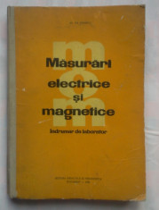 (C381) AL. TH POPESCU - MASURARI ELECTRICE SI MAGNETICE - INDRUMAR DE LABORATOR foto