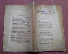 Convorbiri Literare. No.1 Bucuresti, Ianuarie, 1911. Anul XLV foto