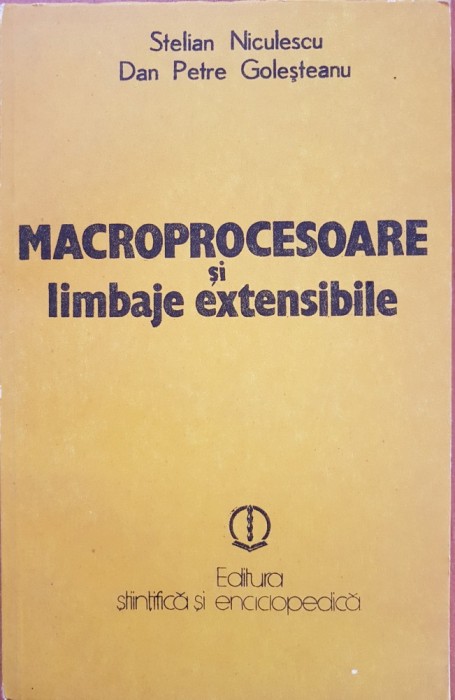 MACROPROCESOARE SI LIMBAJE EXTENSIBILE - Niculescu, Golesteanu