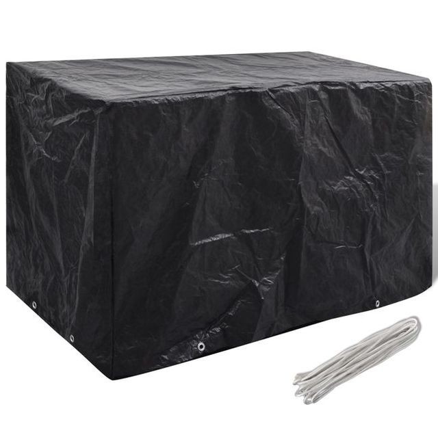 Husă mobilier de grădină set 8 persoane poliratan 140 x 70 x 90 cm foto mare Husă mobilier de grădină set 8 persoane poliratan 140 x 70 x 90 cm foto mare