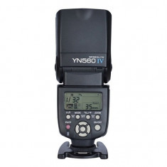 Blitz Yongnuo YN-560 IV, Declansator Radio Incorporat, No HSS, Nikon|Canon|etc foto