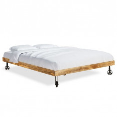 Cadru de pat, lemn masiv de mango, 180x200 cm foto