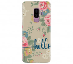 Husa silicon pentru Samsung Galaxy S9 Plus, Cute Flower Phone foto