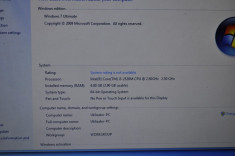 Dell Latitude E5520, Intel I5, 2520m, 4Gb DDR3, 320Gb Hdd, tastatura iluminata! foto