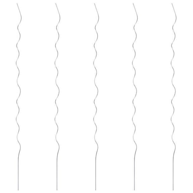 Spirale pentru suport plante, 5 buc., 170 cm, oțel galvanizat foto mare Spirale pentru suport plante, 5 buc., 170 cm, oțel galvanizat foto mare