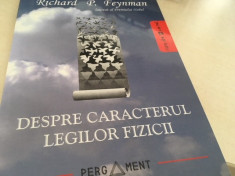 RICHARD FEYNMAN, DESPRE CARACTERUL LEGILOR FIZICII foto