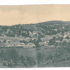 926 - ORAVITA, Caras, Romania, ETHNICS, panorama - double old postcard - unused