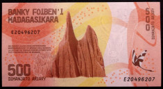 Madagascar 500 Ariary 2017 UNC necirculata ** foto