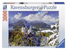 PUZZLE CASTELUL NEUSCHWANSTEIN IARNA, 3000 PIESE foto