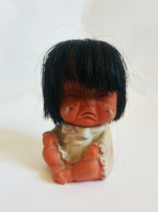 Emotion doll, papusa expresiva, Hong Kong, 8 cm, cauciuc foto