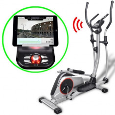 Bicicleta eliptica programabila cu greutate 18kg, XL, Smart App foto