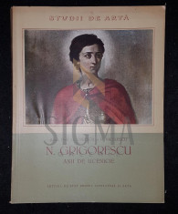 OPRESCU GEORGE si NICULESCU R. - GRIGORESCU NICOLAE (Album, Maestrii Artei Romanesti), 1956, Bucuresti foto