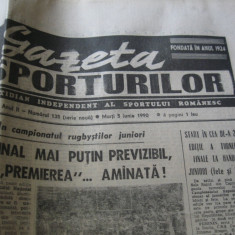 Ziarul Sportul (5 iunie 1990)