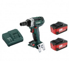 Masina de insurubat cu impact cu 2 acumulatori 210Nm, Metabo SSW 18 LTX foto