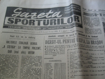 Ziarul Sportul (23 mai 1990) foto