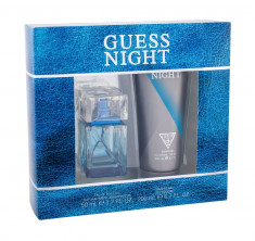 Apa de toaleta GUESS Night Barbatesc 50ML Edt 50ml + 200ml shower gel foto