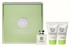 Apa de toaleta Versace Versense Dama 5ML Edt 5ml + 25ml Gel de dus + 25ml Lotiune de corp foto