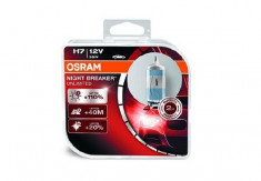 Set 2 becuri Osram H7 Night Breaker Unlimited (+110 lumina) 12V 55W 64210NBU-HCB foto