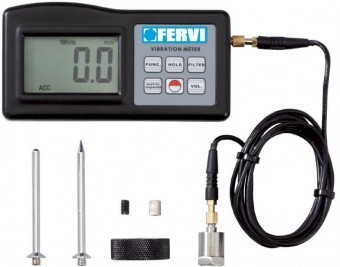 Tester vibratii, sonda magnetica, 2 capete, software, Fervi V002 Tester vibratii, sonda magnetica, 2 capete, software, Fervi V002
