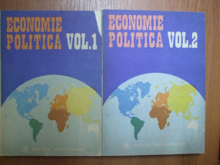 Economie politica 2 volume Galati 1992 editura Porto Franco 026