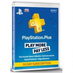 Playstation Plus - 90 Day Subscription Card (For PS3, PS4 &amp;amp; PSVita) /PS4 foto