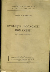 Virgil Madgearu - Evolutia economiei romanesti dupa razboiul mondial, 1940 foto