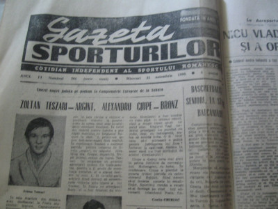Ziarul Sportul (21 noiembrie 1990) foto