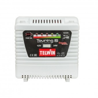 Redresor automat 12/24 V, TELWIN TOURING 15, max. 9 A Redresor automat 12/24 V, TELWIN TOURING 15, max. 9 A
