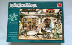 Puzzle 1000 piese pictura Anton Pieck, JUMBO, aproape nou foto