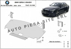 Scut metalic motor BMW Seria 5 E60 / E61 fabricat in perioada 2003 - 2010 (cu pachet M) APS-03.016M foto