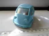 Bnk jc BMW Isetta - masina de plastic, mecanism cu frictiune , anii `70