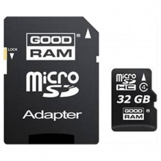 Card Goodram M40A MicroSD 32GB Clasa 4 cu adaptor SD foto