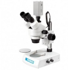 Microscop stereo trinocular preluare video si foto FERVI-ITALIA M053 foto