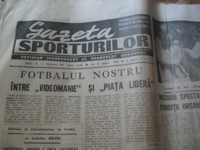 Ziarul Sportul (9 august 1990) foto