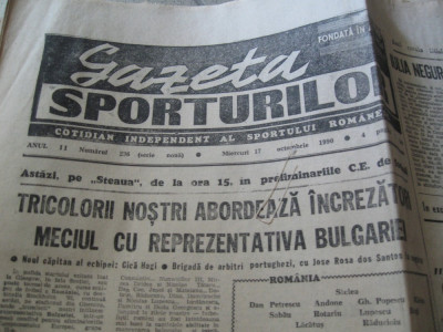 Ziarul Sportul (17 septembrie 1990) foto