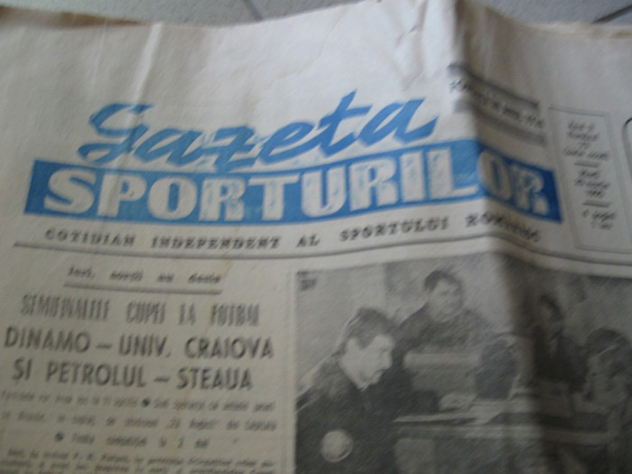 Ziarul Sportul (20 martie 1990)