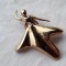 BROSA argint BALERINA poleita cu Aur SPLENDIDA superba ELEGANTA tip pin De EFECT