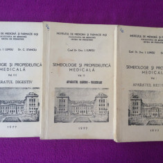 Semeiologie si propedeutica medicala/3 volume/IMF Iasi/Conf.dr. I Lungu/1977