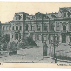 3625 - BUCURESTI, Royal Pallace, Romania - old postcard, CENSOR - used - 1917