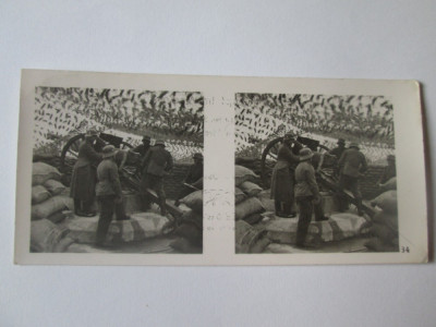 Fotografie stereoscopica 128 x 60 mm Wehrmach ,,Der Kampf im Westen&amp;#039;&amp;#039; anii 30 foto