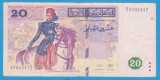 (2) BANCNOTA TUNISIA - 20 DINARS 1992