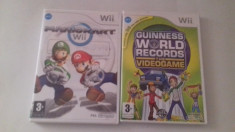 LOT 2 jocuri - MArio Kart + Guiness World Record - Nintendo Wii [Second hand] foto