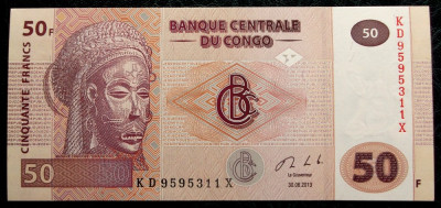 Congo 50 Francs Franci 2013 UNC necirculata ** foto