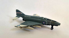 Macheta avion metal cu plastic Royal Force RAF, made in China, 10x8x3cm foto