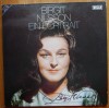 Autograful sopranei Birgit Nilsson pe un dublu LP, 2 discuri de vinil