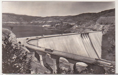 bnk cp Bicaz - Barajul si lacul de acumulare al hidrocentralei - circulata foto