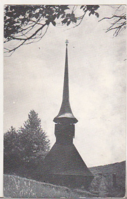 bnk cp Ciucea - Muzeul Octavian Goga - Biserica din Lemn - necirculata foto