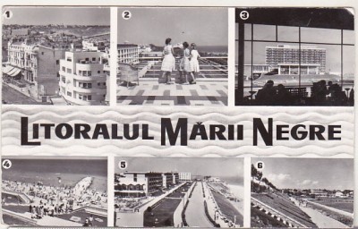 bnk cp Litoralul Marii Negre - Vedere - circulata foto