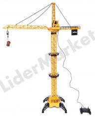 Macara de jucarie cu telecomanda Tower Crane XM-8054E - 1.3 metri foto